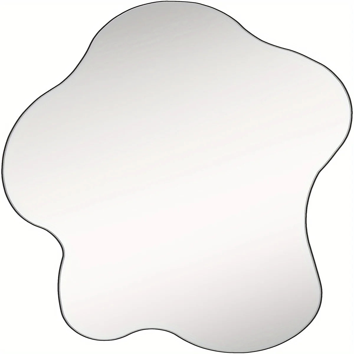 16''W x 27''H Irregular Mirror - Nordic Cloud Shape - Wall Mounted Mirror