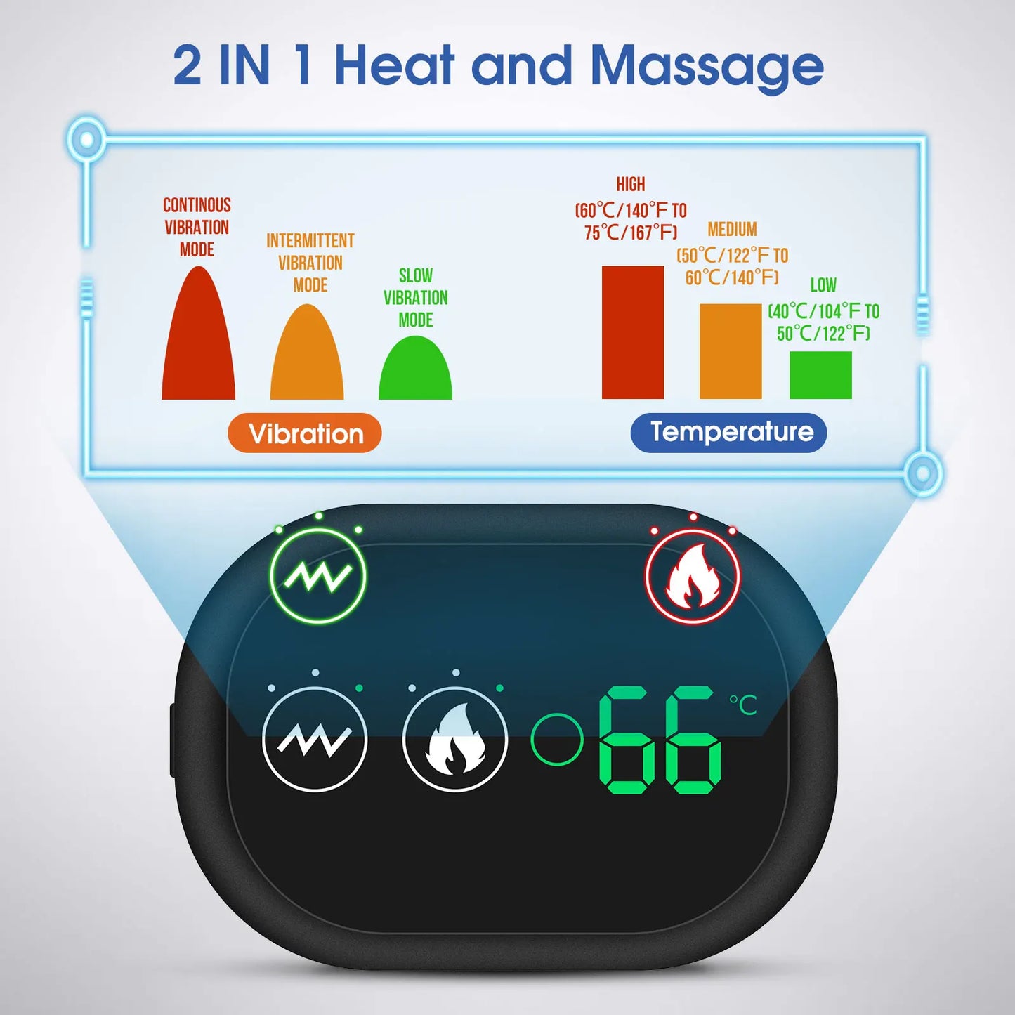 VIP Electric Shoulder Massager - Heating Pad - Vibration Massage - Support Belt - Shoulder Thermal Brace