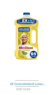 2X Concentrated Lavender Multi-Purpose Cleaner & Floor Cleaner - 128 Fluid oz - Long-lasting Freshness Cuts Through Grease & Grime