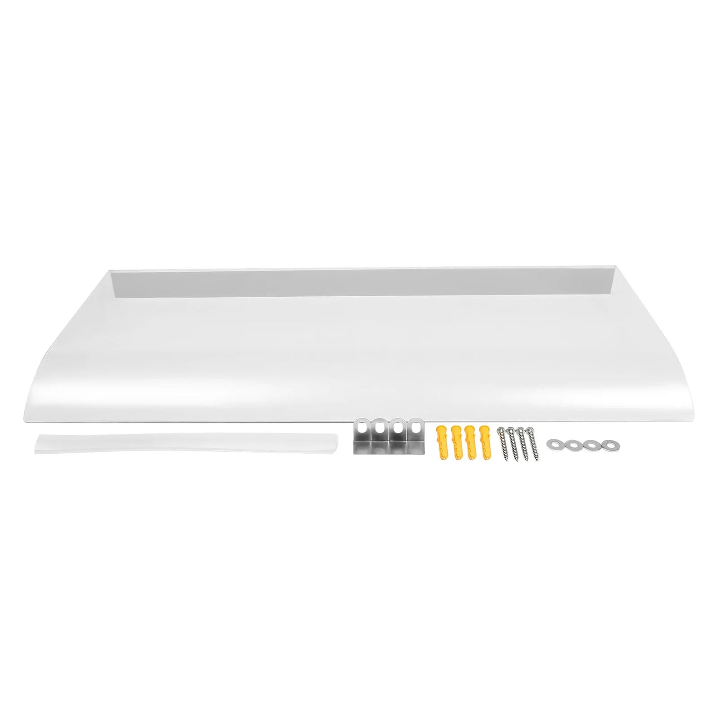 UV Canopy Awning For Protection for Front Door, Porch, Patio, Roof Rain Shelter-Polycarbonate Sheet No Brackets