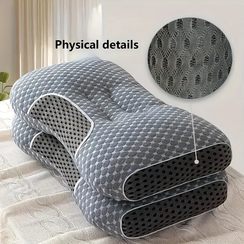 Adjustable Ergonomic Knitted Neck Massage Pillows - Soft, Comfortable, High Elasticity - All Seasons