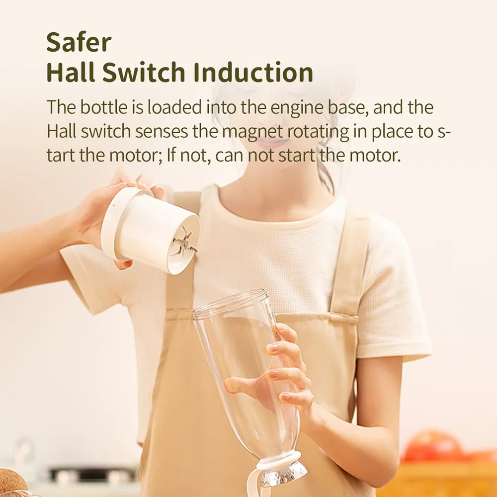Portable Wireless Fruit Mixer - USB Chargeable