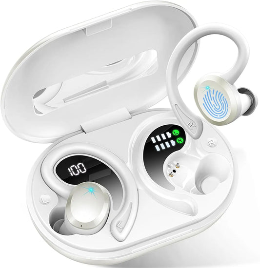 Wireless Earbuds - Bluetooth 5.3 Earbuds - Stereo Bass - In-Ear - Noise Cancelling Mic - Earphones IP7 Waterproof Sports - 40H Playback.