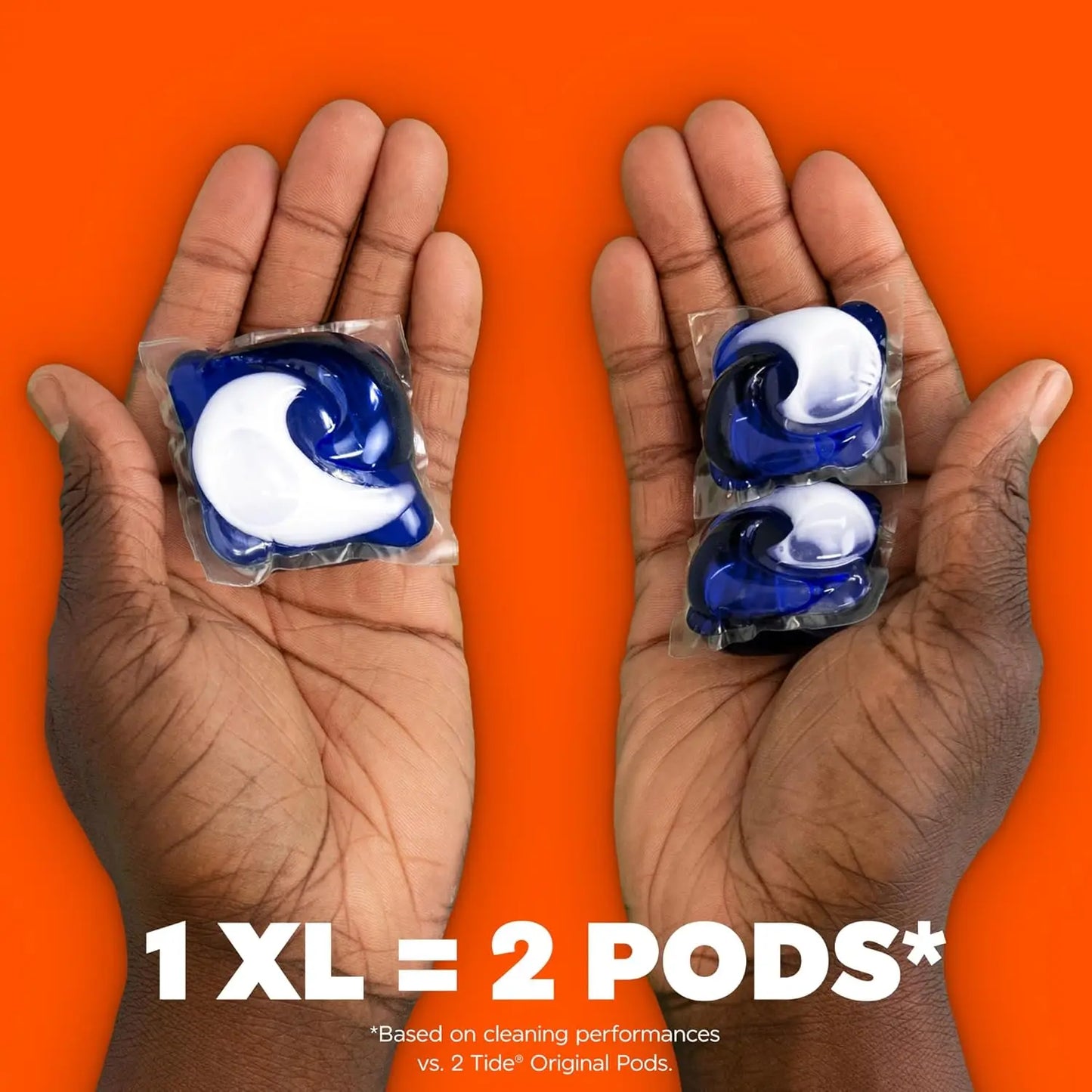Tide Power XL PODs 2-in-1 Laundry Detergent Pods with Downy Soft Boosters - Lasting Freshness with April Fresh Scent - 18/45/63 Count
