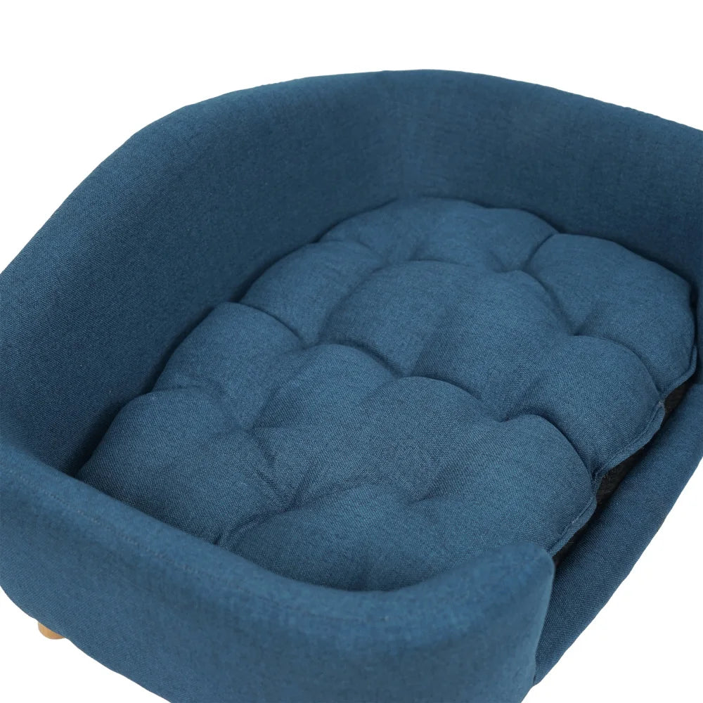 Premium Large Dog Sofa Bed - Luxury Dog Couch with Removable Washable Cushion