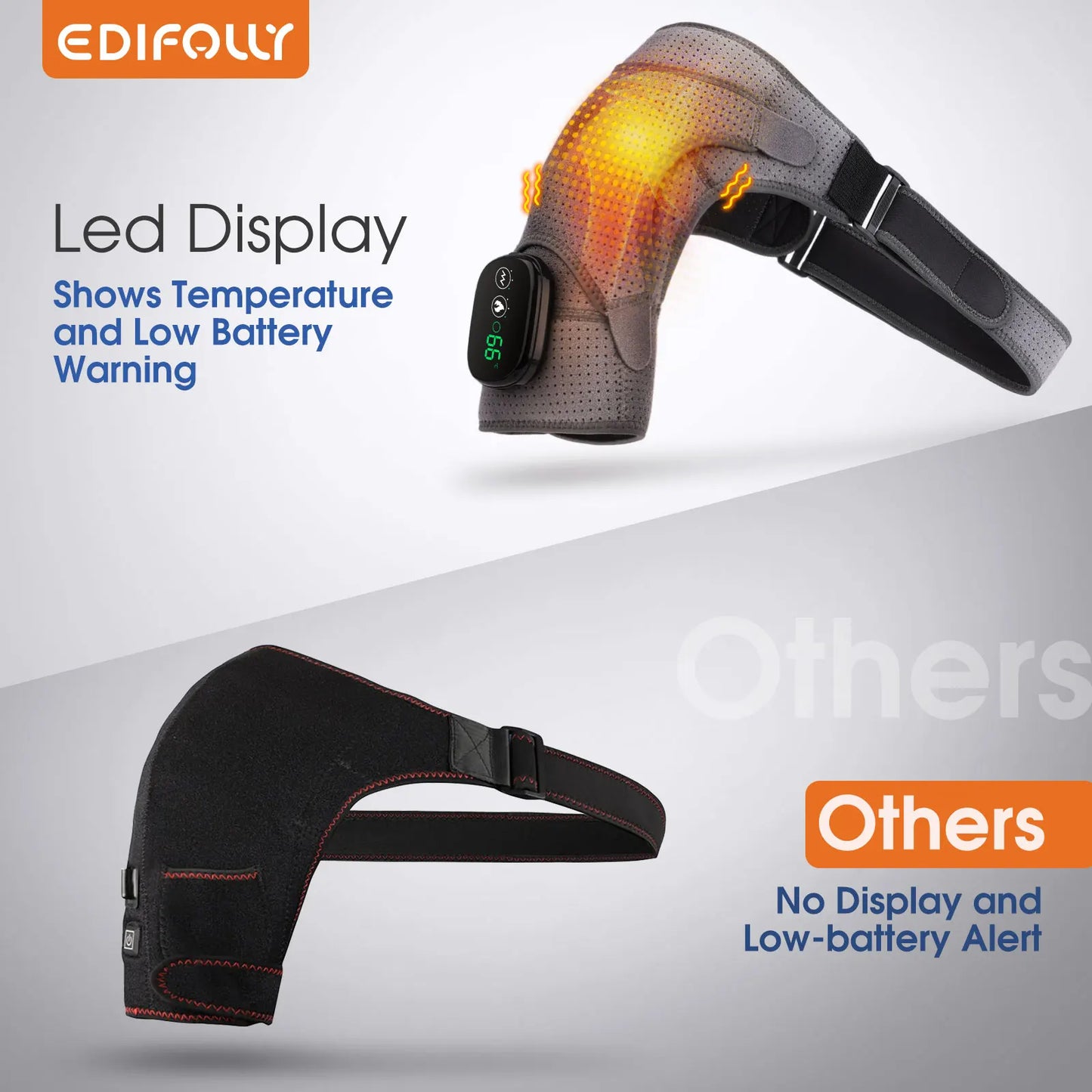 VIP Electric Shoulder Massager - Heating Pad - Vibration Massage - Support Belt - Shoulder Thermal Brace