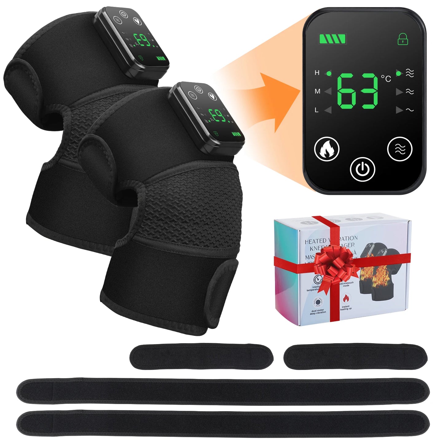 VIP Electric Shoulder Massager - Heating Pad - Vibration Massage - Support Belt - Shoulder Thermal Brace