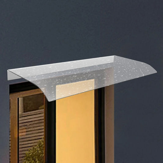 UV Canopy Awning For Protection for Front Door, Porch, Patio, Roof Rain Shelter-Polycarbonate Sheet No Brackets