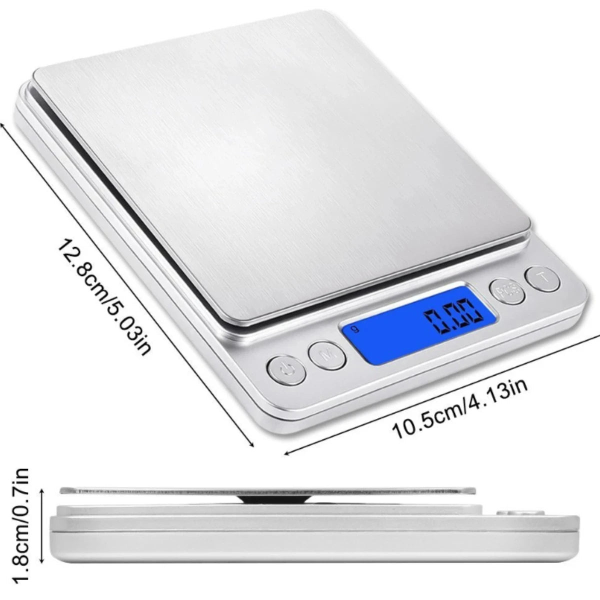 Jewelry & Food Scale, Digital Gram Scale & Oz w/ LCD