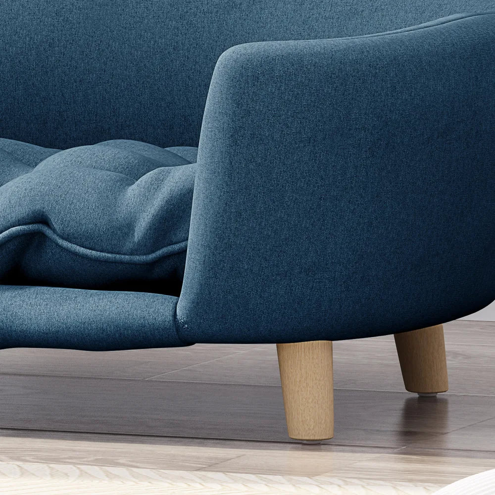 Premium Large Dog Sofa Bed - Luxury Dog Couch with Removable Washable Cushion