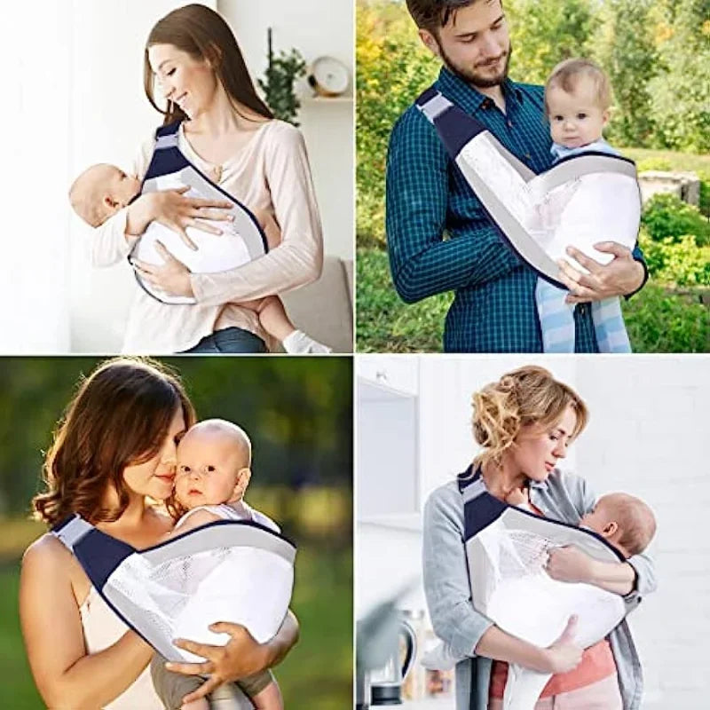 3D Mesh Baby Wraps - Adjustable Toddler Shoulder Strap -