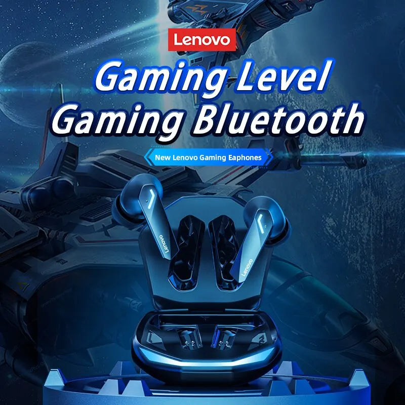 New Lenovo GM2 Pro Bluetooth 5.3 Earphones - Wireless In-Ear - Low Latency, Dual Mode