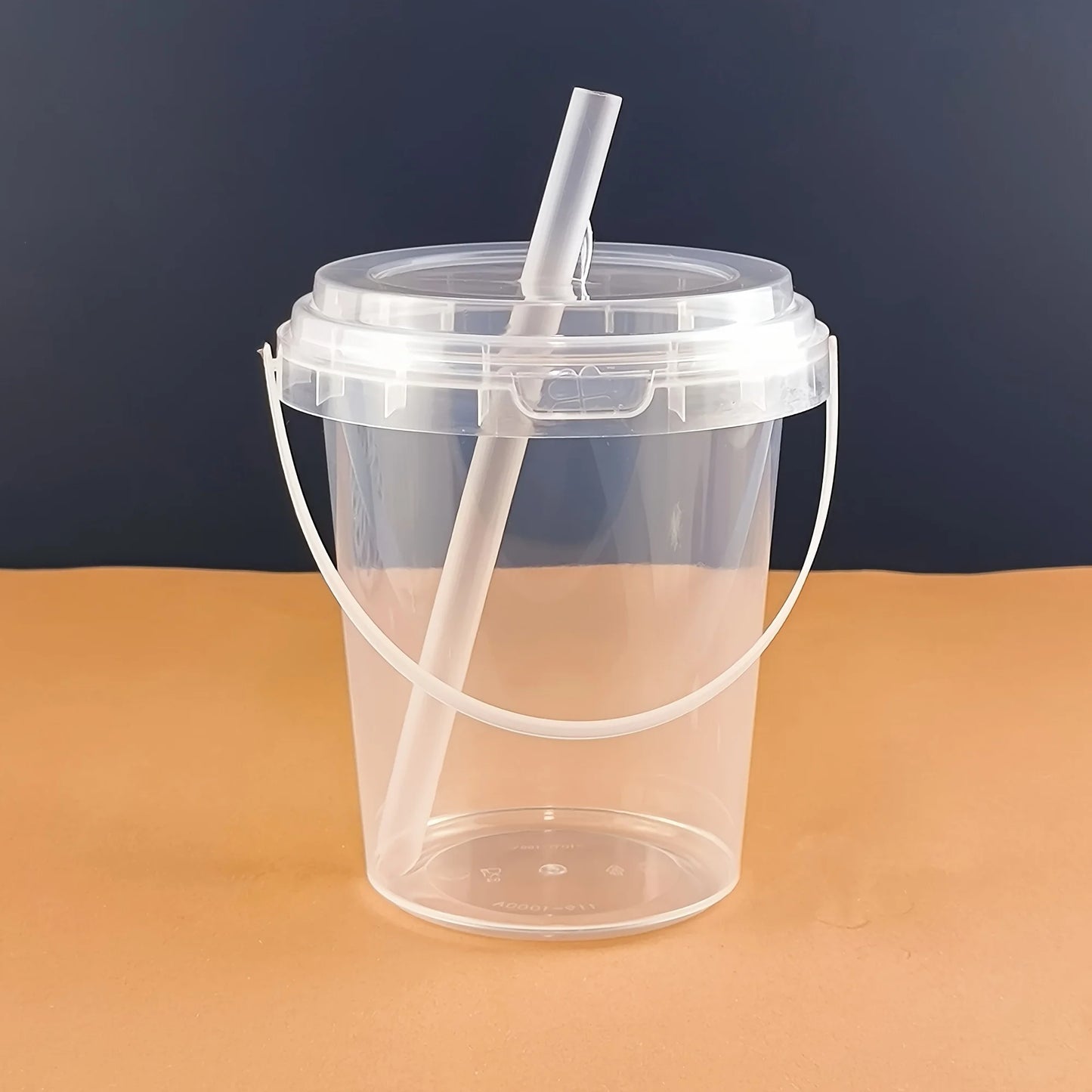 10pcs 33.81oz Large Plastic Cups with Lids & Straws - Reusable, Bpa-Free. Beverage Tumblers for Iced Drinks