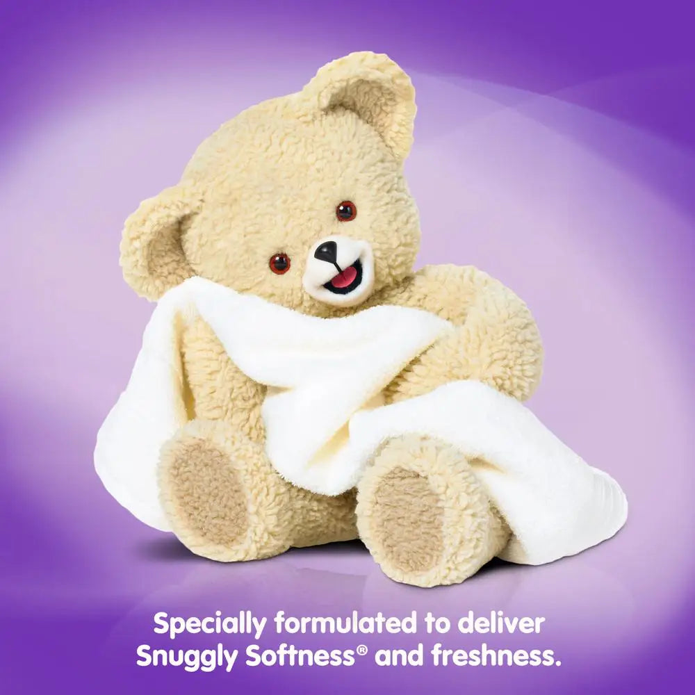 Snuggle Lavender Vanilla Orchid Fabric Softener - 145oz 181 Loads - Serene Scent, Softness, Freshness, Wrinkle Reduction, Static Cling - Top Front