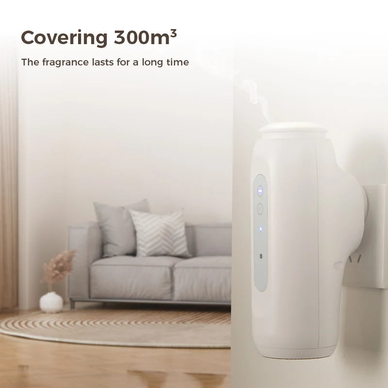300m³ Wall Mounted Bluetooth Control - Fragrance Diffuser - Home Scent Air Freshener - Air Purifier - Oil Diffuser
