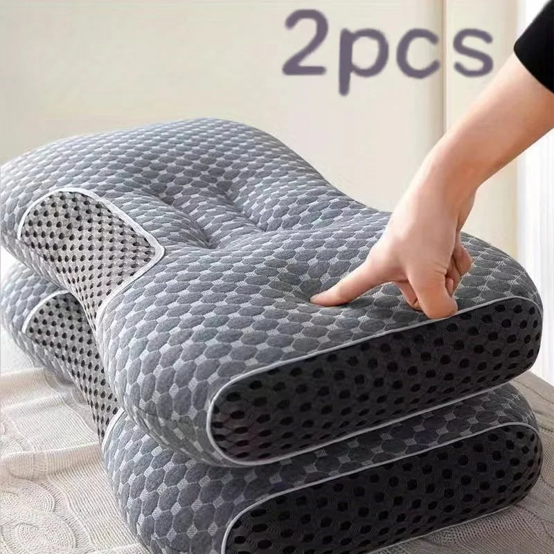 Adjustable Ergonomic Knitted Neck Massage Pillows - Soft, Comfortable, High Elasticity - All Seasons