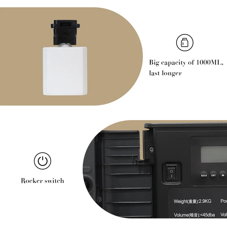 NAMSTE 4000m³ Fragrance Diffuser - Smart Timing Scent Air Machine - HVAC Aroma Diffuser - Electric Air Freshener