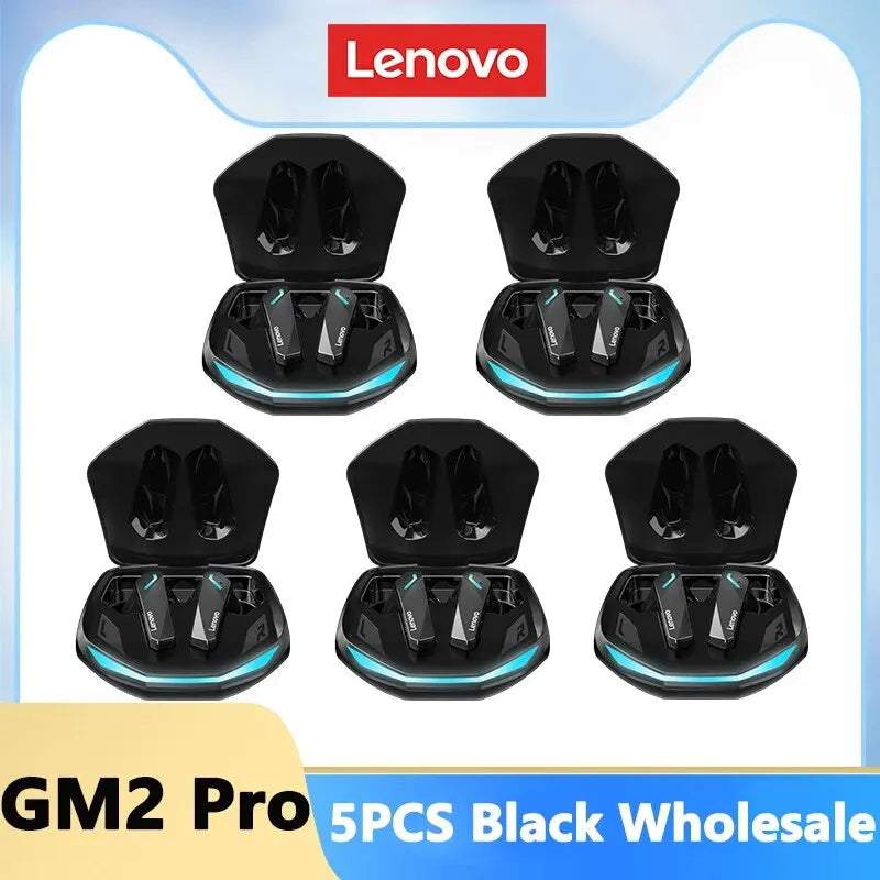 New Lenovo GM2 Pro Bluetooth 5.3 Earphones - Wireless In-Ear - Low Latency, Dual Mode