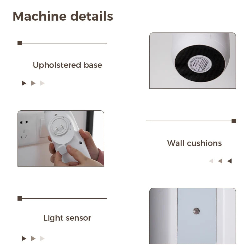 300m³ Wall Mounted Bluetooth Control - Fragrance Diffuser - Home Scent Air Freshener - Air Purifier - Oil Diffuser