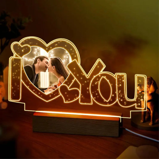 Personalized  Photo 3D Light, w/Customized Text Light - For EVERY Occasion - SHIPPED IN USA