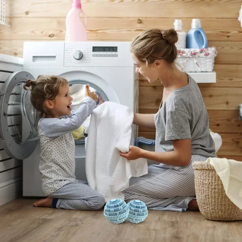 Laundry Balls for Washing Machine - Eco Friendly Wash Ball & Detergent Alternative