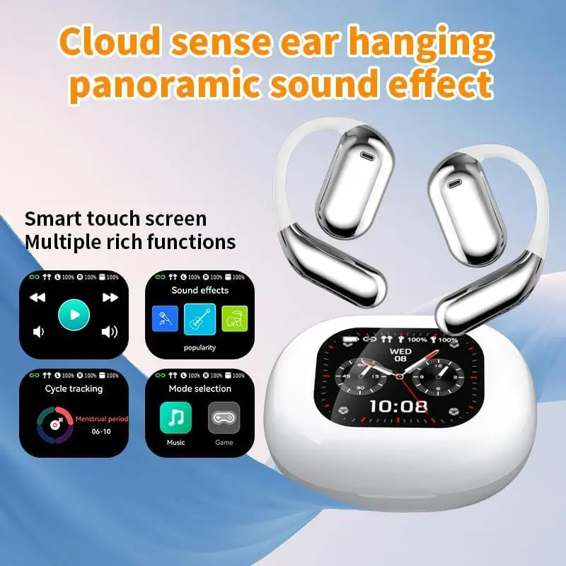 AI Wireless Headphones - 144 Language Translation In Real Time - ENC Call Headset - Meeting Recording Earbuds