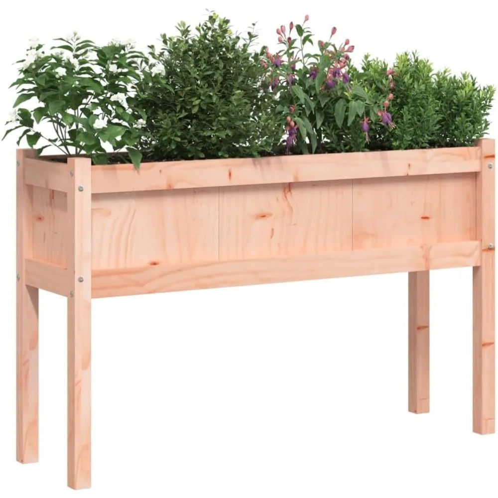 Garden Planters 2 pcs with Legs - Solid Wood