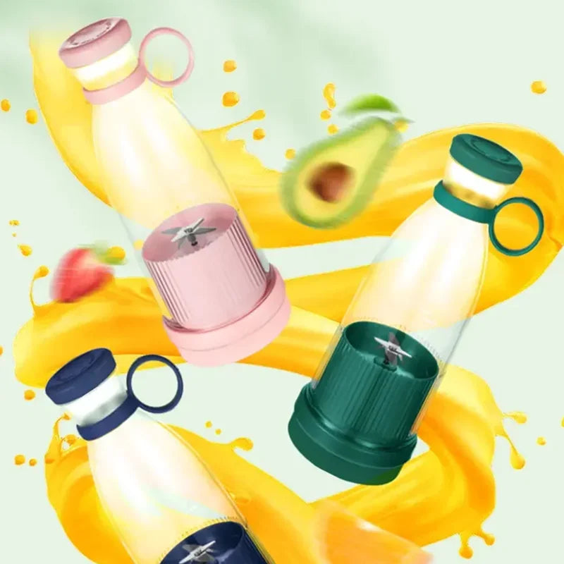 Electric Juice Blender -16FL OZ. - 6 Blades - USB Portable Charger
