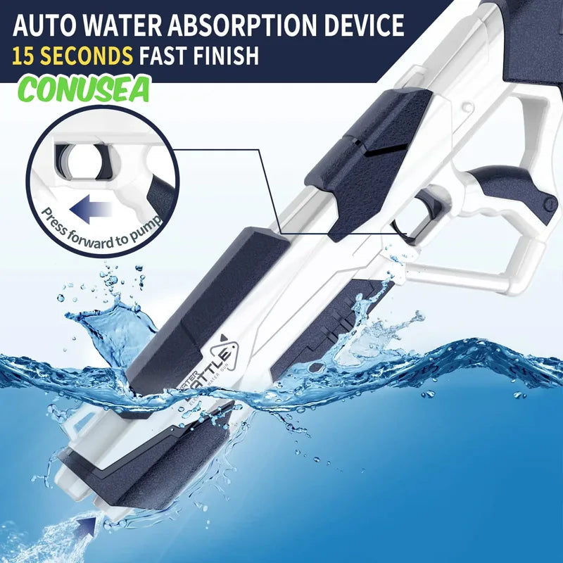 Electric Squirt Space Gun - Kids - Grown Kids - Pool - Beach - Outdoor Party