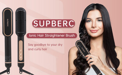 Negative Ionic Hair Straightener Brush