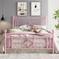 Metal Platform Bed Frame - Vintage Victorian Modern Style - Wrought Iron Headboard and Footboard
