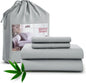 Lux Decor Bedsheet Set - Rayon Derived from Bamboo - Breathable & Soft, Hotel Luxury, Silky Bedding
