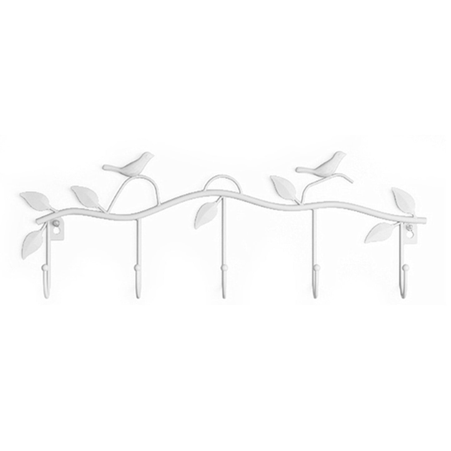 Multi-Functional Metal Bird Rack Coat, Keys or Hat, Mounted Hook