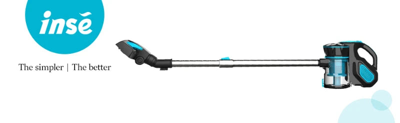 Vacuum Cleaner - Corded INSE I5 18Kpa Powerful Suction - 600W Motor Stick Handheld Vaccum Cleaner for Home - Attachments