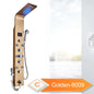 LED Bathroom Shower Panel Intelligent LCD Shower Column System with 6 Modes Rain Waterfall Massage Jet Bath Mixer Tap