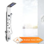 LED Bathroom Shower Panel Intelligent LCD Shower Column System with 6 Modes Rain Waterfall Massage Jet Bath Mixer Tap