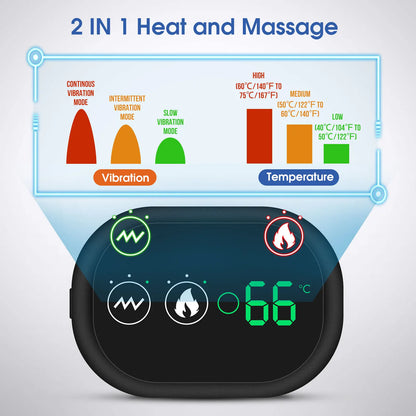 VIP Electric Shoulder Massager - Heating Pad - Vibration Massage - Support Belt - Shoulder Thermal Brace
