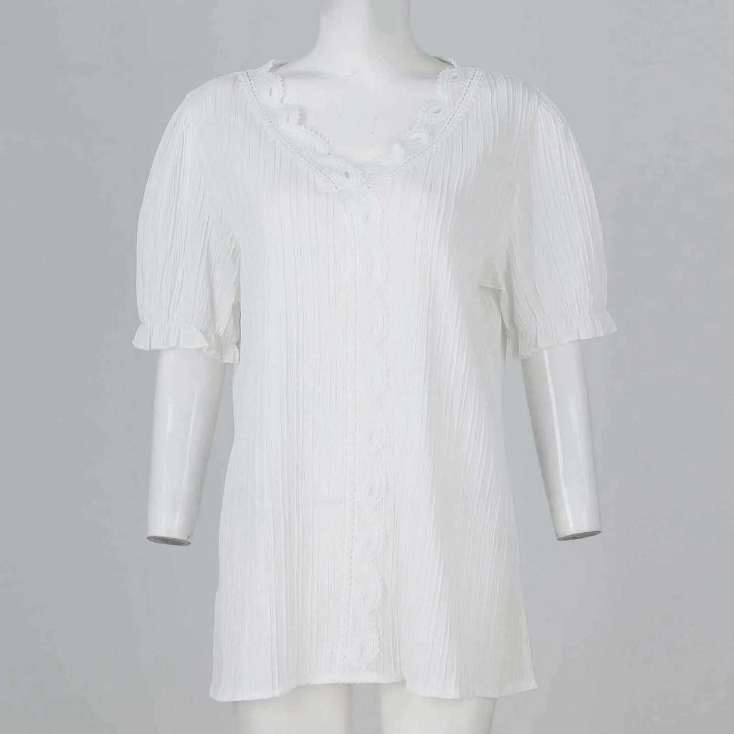 Ladies Summer Hollow Short-Sleeved Tops -Tops For Women, Summer Clothes