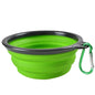 Collapsible Pet Silicone Dog Food & Water Bowl - Travel Portable Folding Pet Bowl
