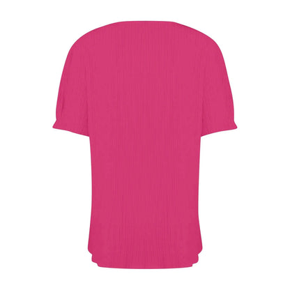 Ladies Summer Hollow Short-Sleeved Tops -Tops For Women, Summer Clothes