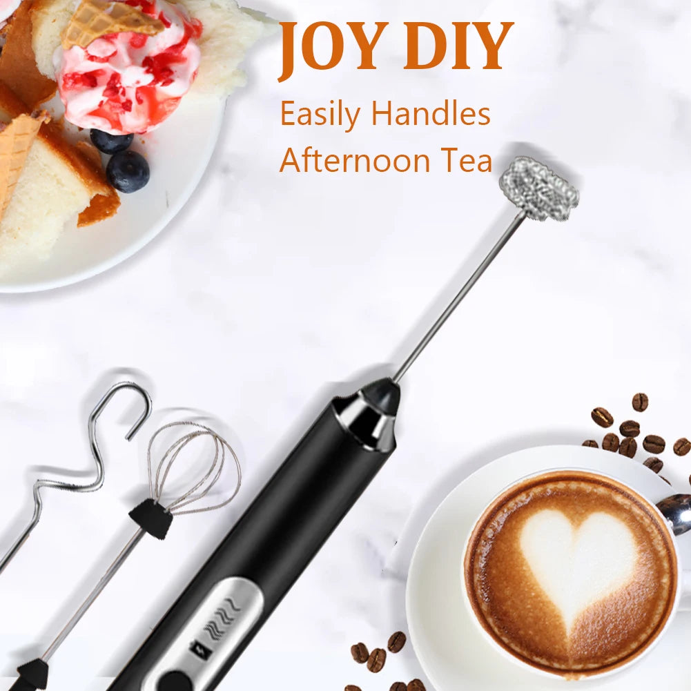 Electric Frother - Wireless Handheld Milk Foamer
