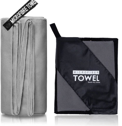 Quick-Drying Micro Fiber Sports Towel - 40"x80" - Swimming, Gym, Fitness, Camping, Running, Beach, Etc.