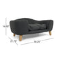 Premium Large Dog Sofa Bed - Luxury Dog Couch with Removable Washable Cushion