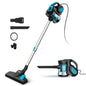 Vacuum Cleaner - Corded INSE I5 18Kpa Powerful Suction - 600W Motor Stick Handheld Vaccum Cleaner for Home - Attachments