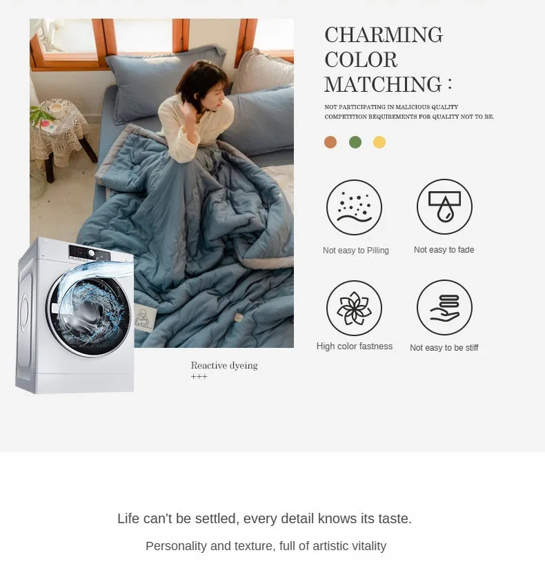 A Summer Quilt That's Lightweight Yet Cozy - Cooling Summer Quilt