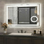 LUVODI LED Mirror Bathroom Wall Mounted Magnifying Mirror - For Washroom, Shower, Vanity, Makeup or Shaving Mirrors