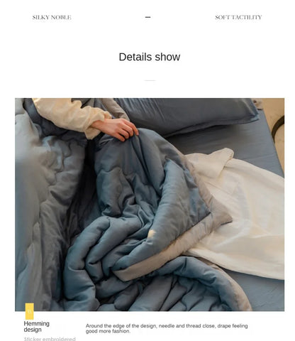 A Summer Quilt That's Lightweight Yet Cozy - Cooling Summer Quilt