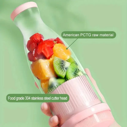 Electric Juice Blender -16FL OZ. - 6 Blades - USB Portable Charger