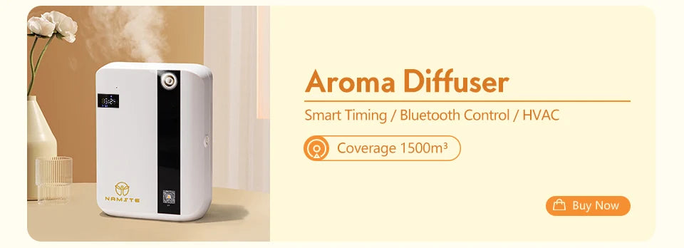 Namste Aroma Diffuser Machine - 1000m³ Large Room, Home Air Fresheners - Smart Electric Aromatic Oasis Fragrance Diffuser