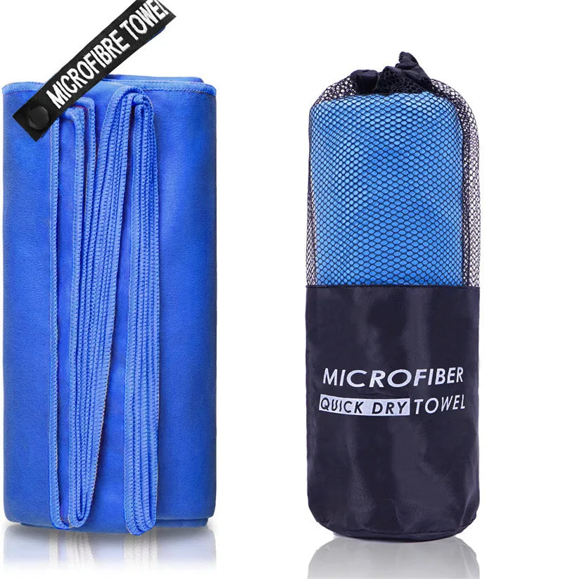 Quick-Drying Micro Fiber Sports Towel - 40"x80" - Swimming, Gym, Fitness, Camping, Running, Beach, Etc.